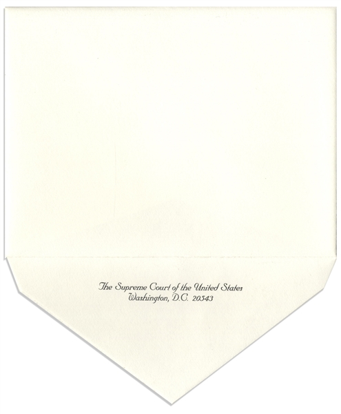 Invitations to the Investiture Ceremony and Reception of Supreme Court Chief Justice John Roberts